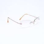 Chanel Rimless Side CC Logo Sunglasses Gradient Lens Silver Frame Eyewear — view 4