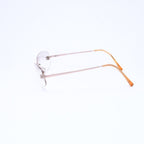 Chanel Rimless Side CC Logo Sunglasses Gradient Lens Silver Frame Eyewear — view 6