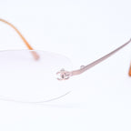 Chanel Rimless Side CC Logo Sunglasses Gradient Lens Silver Frame Eyewear — view 7