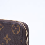 Louis Vuitton Zippy Coin Purse Monogram Canvas Mini Wallet Brown Gold — view 4