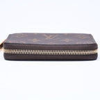 Louis Vuitton Zippy Coin Purse Monogram Canvas Mini Wallet Brown Gold — view 8