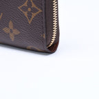Louis Vuitton Zippy Coin Purse Monogram Canvas Mini Wallet Brown Gold — view 5