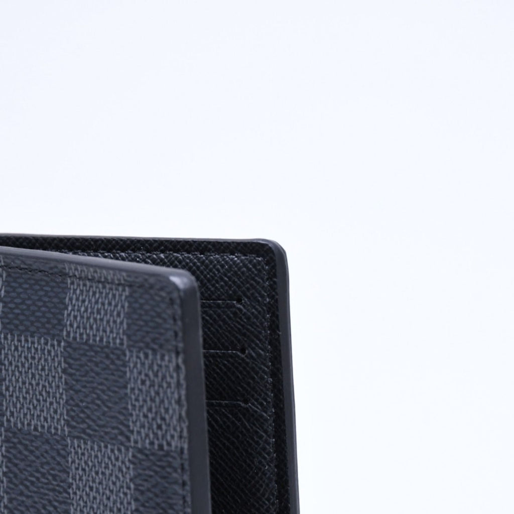 Louis Vuitton Pocket Organizer Card Case KT Damier Black — view 4