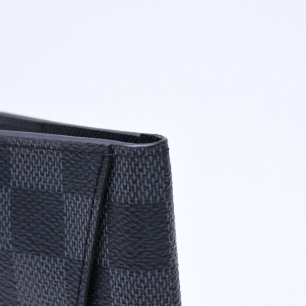 Louis Vuitton Pocket Organizer Card Case KT Damier Black — view 8