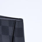 Louis Vuitton Pocket Organizer Card Case KT Damier Black — view 8