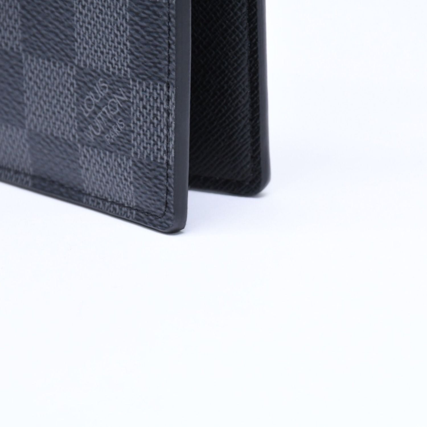 Louis Vuitton Pocket Organizer Card Case KT Damier Black — view 5