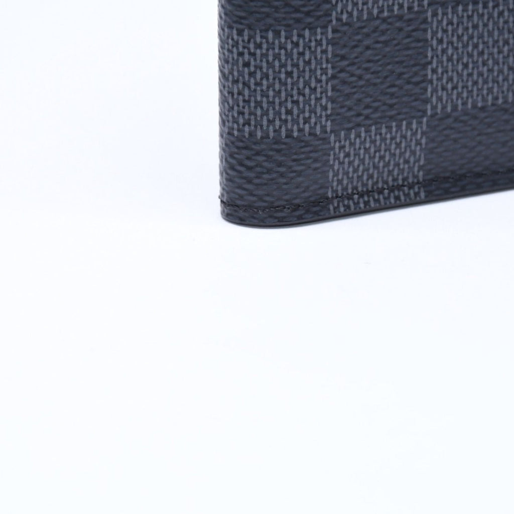 Louis Vuitton Pocket Organizer Card Case KT Damier Black — view 7