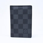 Louis Vuitton Pocket Organizer Card Case KT Damier Black — view 2