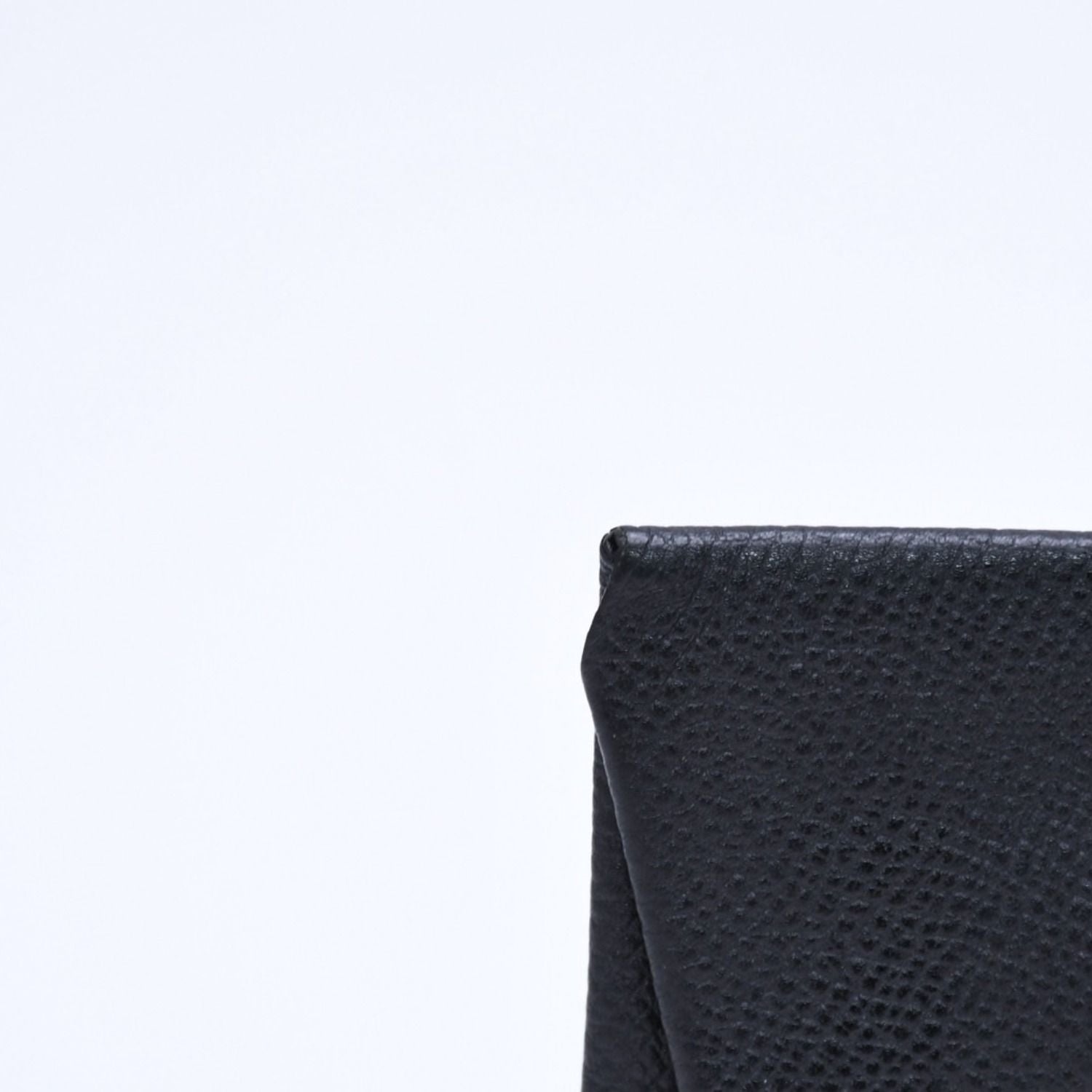 Hermes Wallet Coin Purse Bastia Veau Epsom Silver Black — view 5