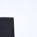 Hermes Wallet Coin Purse Bastia Veau Epsom Silver Black — view 3