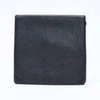 Hermes Wallet Coin Purse Bastia Veau Epsom Silver Black — view 2