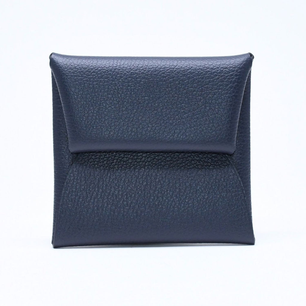 Hermes Wallet Coin Purse Bastia Silver Veau Epsom