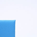 Hermes Bastia Coin Purse Wallet New Blue Jean Chevre — view 7
