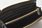 Prada Wallet L-shaped Zipper Vitello Move Leather Black — view 8