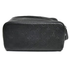 Louis Vuitton Dopp Kit Bag Monogram Shadow Ultra Black — view 3