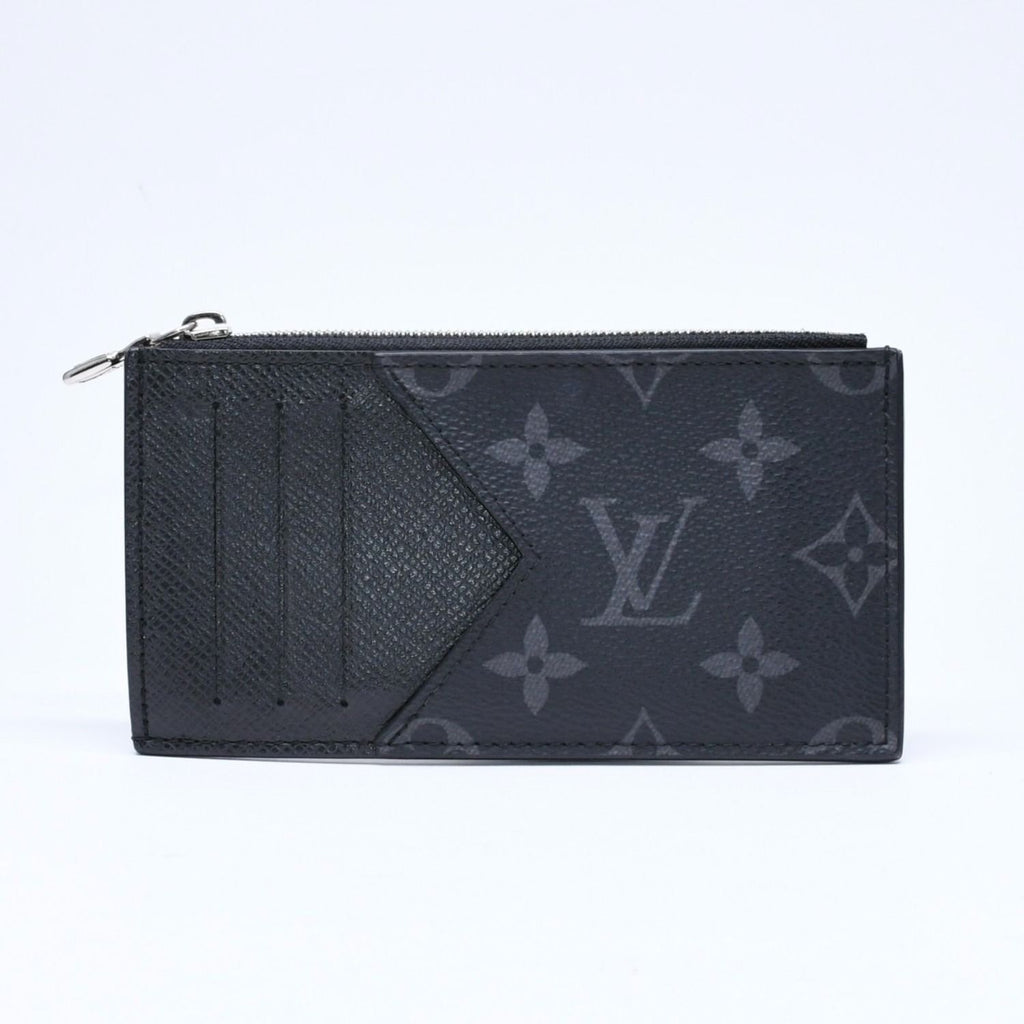 Louis Vuitton Monogram Eclipse Coin Card Holder Noir — view 2