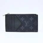 Louis Vuitton Monogram Eclipse Coin Card Holder Noir — view 2