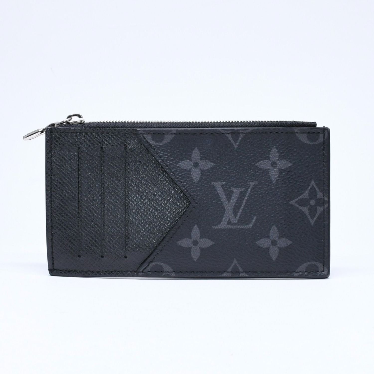 Louis Vuitton Monogram Eclipse Coin Card Holder Noir — view 2