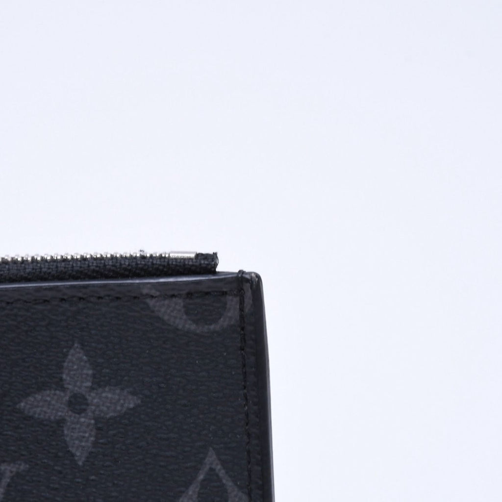 Louis Vuitton Monogram Eclipse Coin Card Holder Noir — view 4