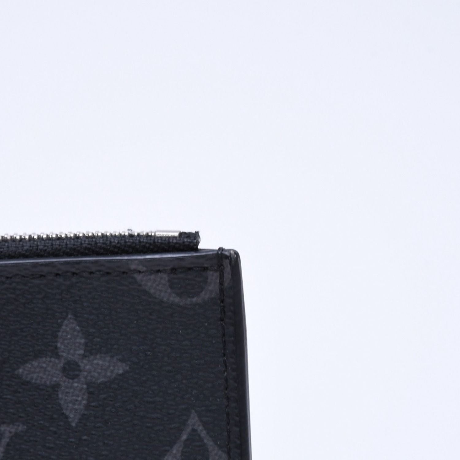 Louis Vuitton Monogram Eclipse Coin Card Holder Noir — view 4