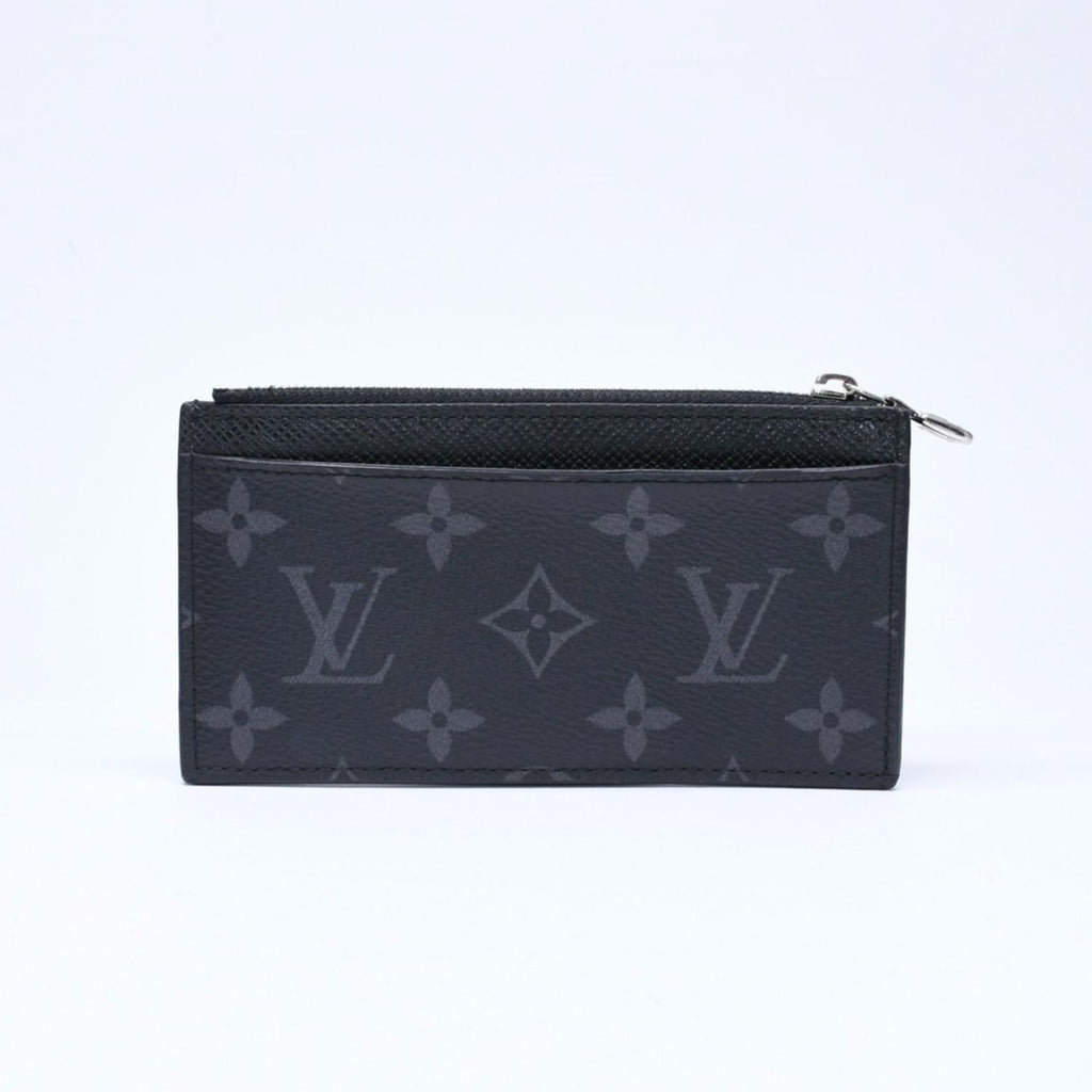 Louis Vuitton Monogram Eclipse Coin Card Holder Noir — view 3