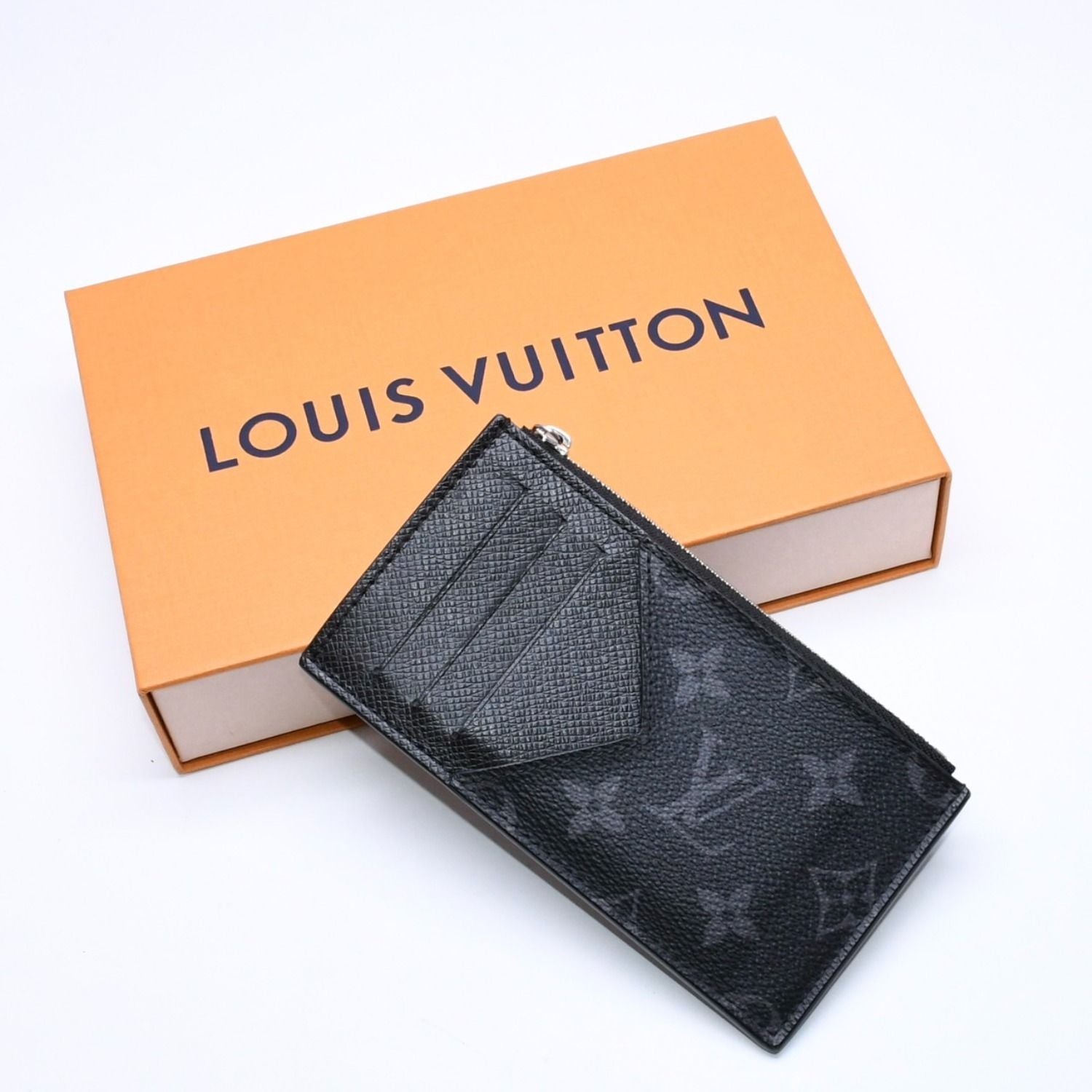 Louis Vuitton Monogram Eclipse Coin Card Holder Noir