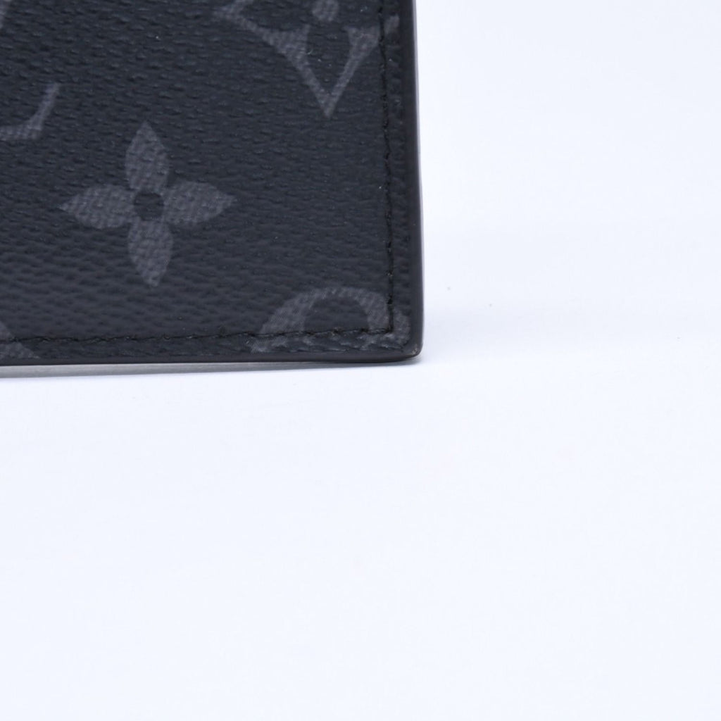 Louis Vuitton Monogram Eclipse Coin Card Holder Noir — view 5