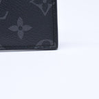 Louis Vuitton Monogram Eclipse Coin Card Holder Noir — view 5