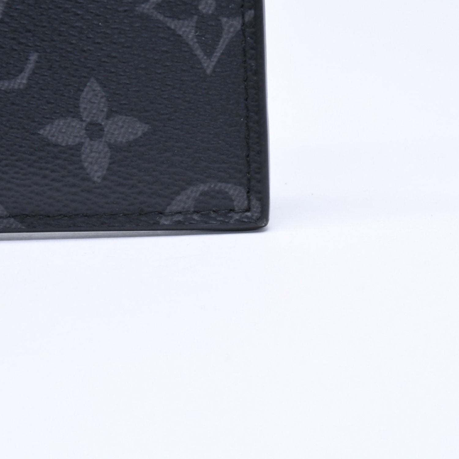 Louis Vuitton Monogram Eclipse Coin Card Holder Noir — view 5