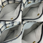 Chanel Tote Bag Tweed Model Black White — view 3