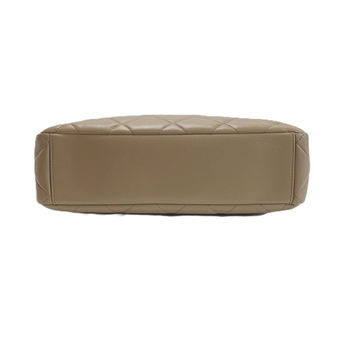 Chanel Lambskin Shoulder Bag Beige Gold — view 3