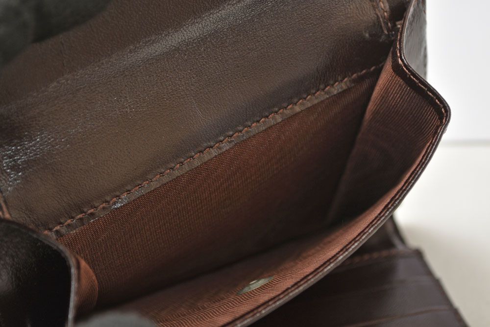 Fendi Wallet Bifold Fold Zucca Pattern Brown — view 8