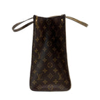 Louis Vuitton Monogram Giant Reverse On The Go MM Beige Brown Tote Bag — view 4