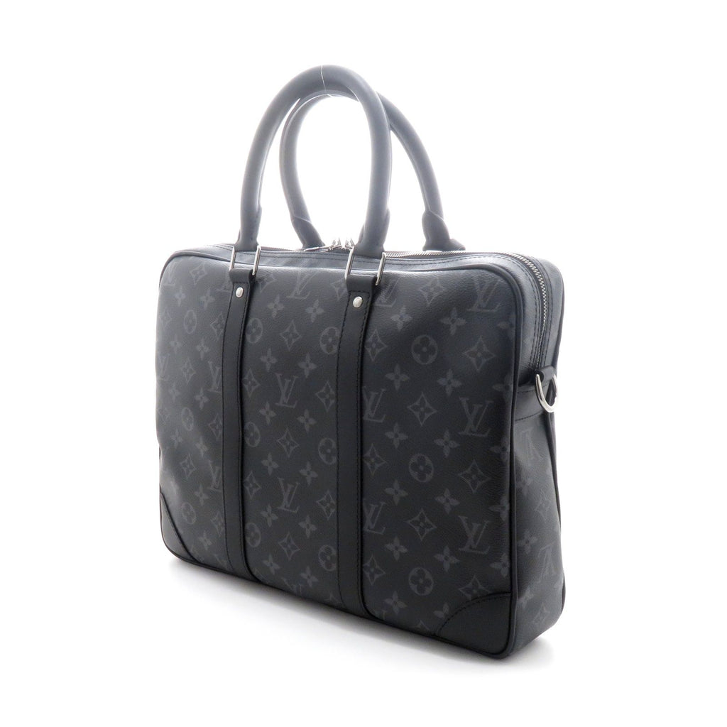 Louis Vuitton Porte Documents Voyage Mono Eclipse Monogram Black — view 2