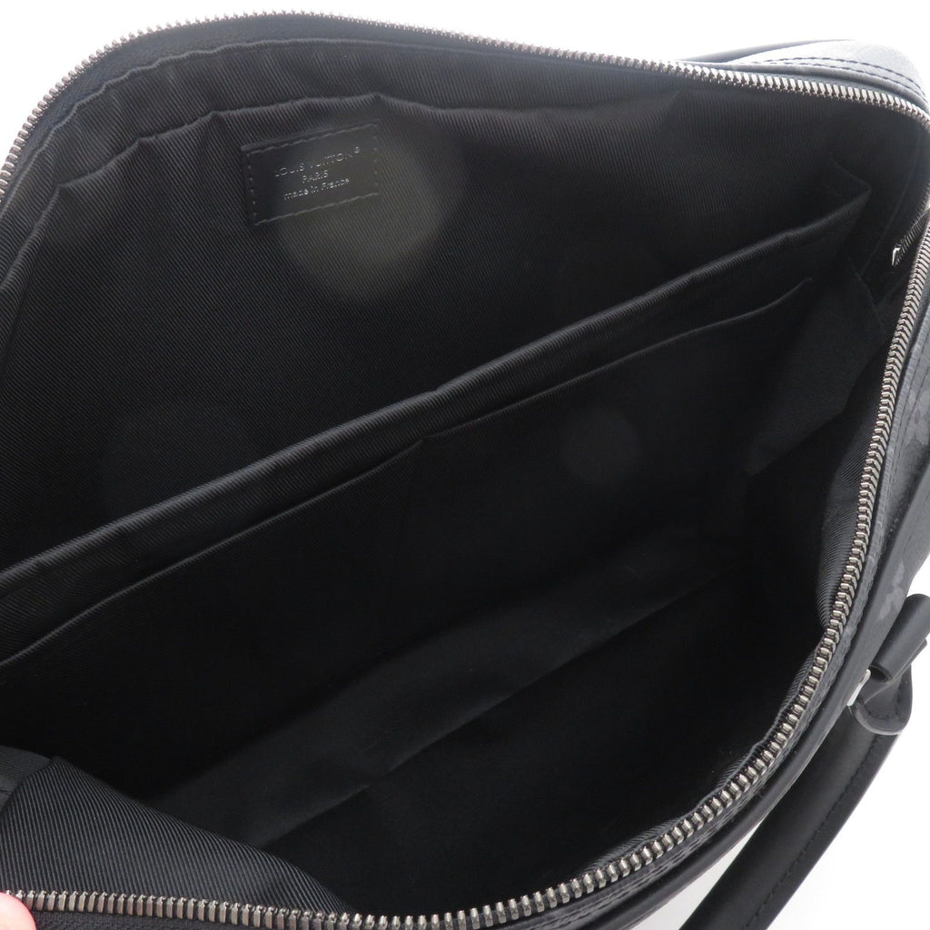Louis Vuitton Porte Documents Voyage Mono Eclipse Monogram Black — view 8