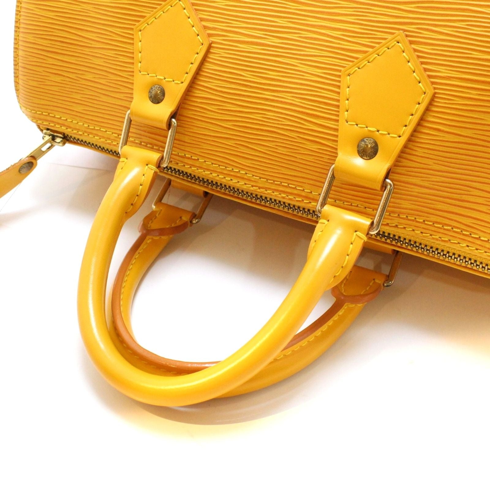 Louis Vuitton Speedy 25 Handbag Epi Leather Tassili Yellow — view 3
