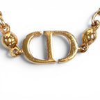 Dior Petit CD Logo Ball Pendant Pink Gold