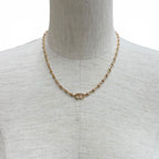 Dior Petit CD Logo Ball Pendant Pink Gold — view 3