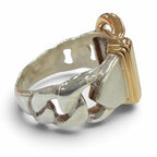 Hermes Boucles Sellier Ring Silver Yellow Gold JP — view 5