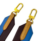 Louis Vuitton Cluny MM Shoulder Strap Leather Blue Brown — view 2