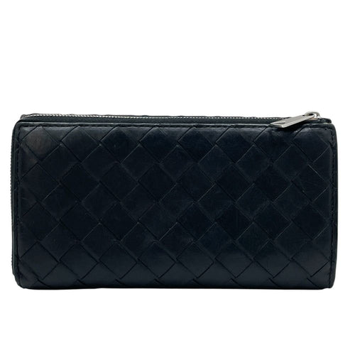 Bottega Veneta Bifold Wallet Intrecciato Leather Black Compact Business — view 2