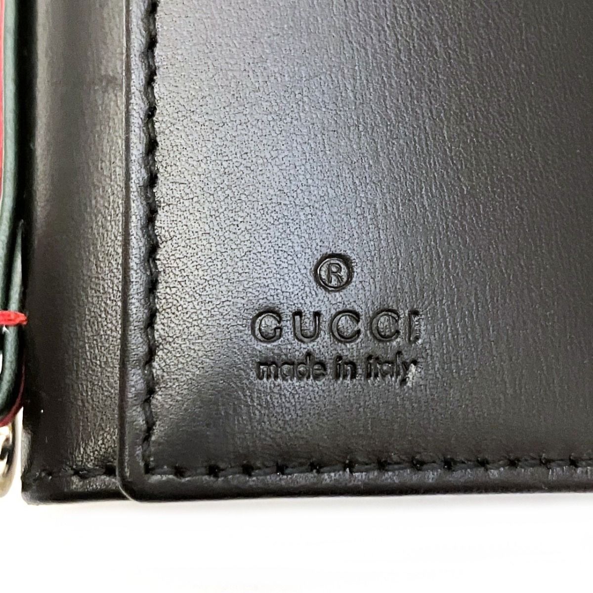 Gucci Sherry Key Case Leather Key Holder — view 4