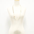 Dior 30 Motaigne Pendant Choker Gold CD Logo Longnecklace Rhinestone Necklace — view 6