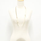 Dior 30 Motaigne Pendant Choker Gold CD Logo Longnecklace Rhinestone Necklace — view 7