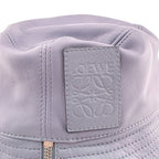 Loewe Anagram Leather Hat Blue — view 7