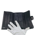 Chanel Quilted Trifold Wallet Black — view 6