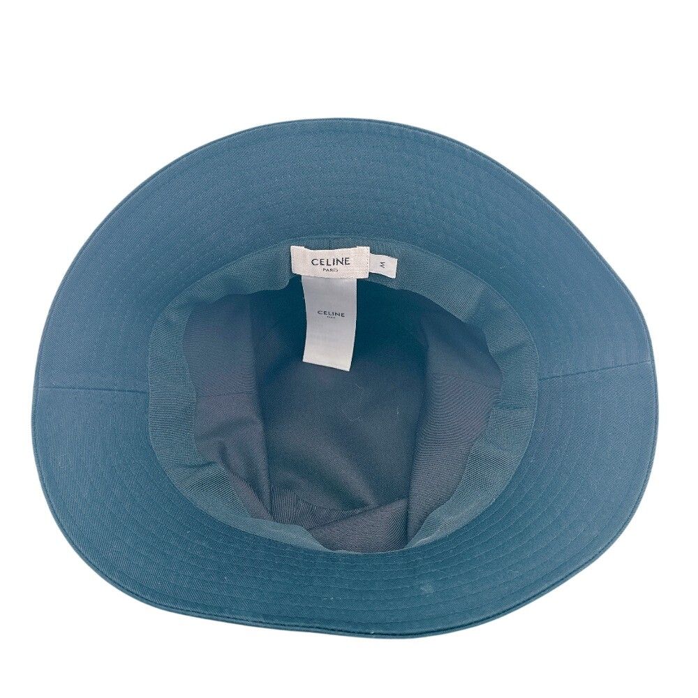 Celine Logo Bucket Hat M Black — view 6