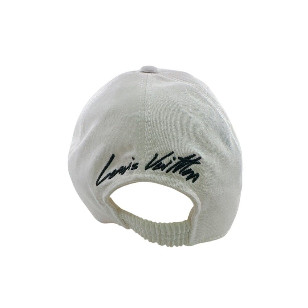 Louis Vuitton LV League Cap White Hat — view 3