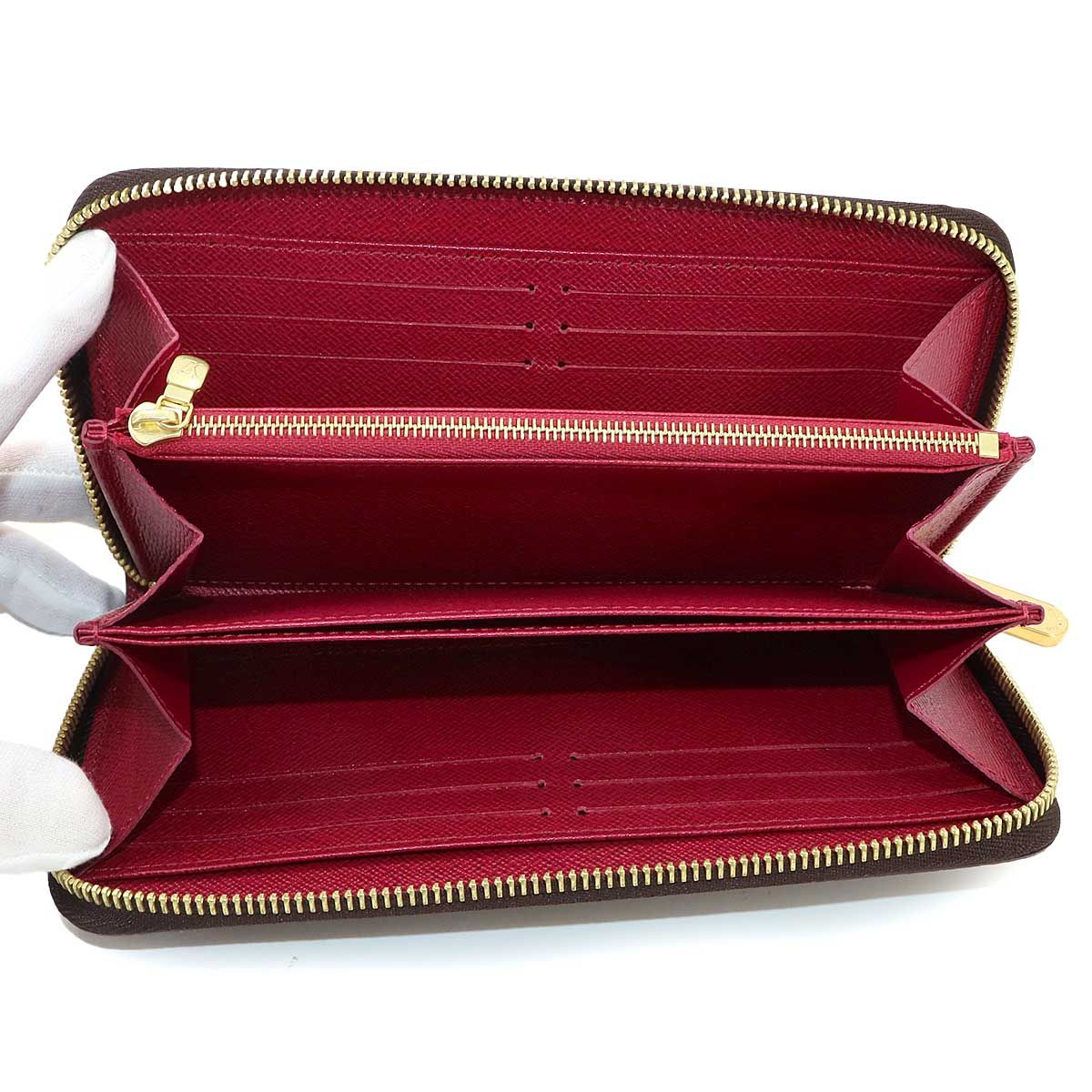 Louis Vuitton Monogram Zippy Wallet Zip Around Fuchsia — view 6