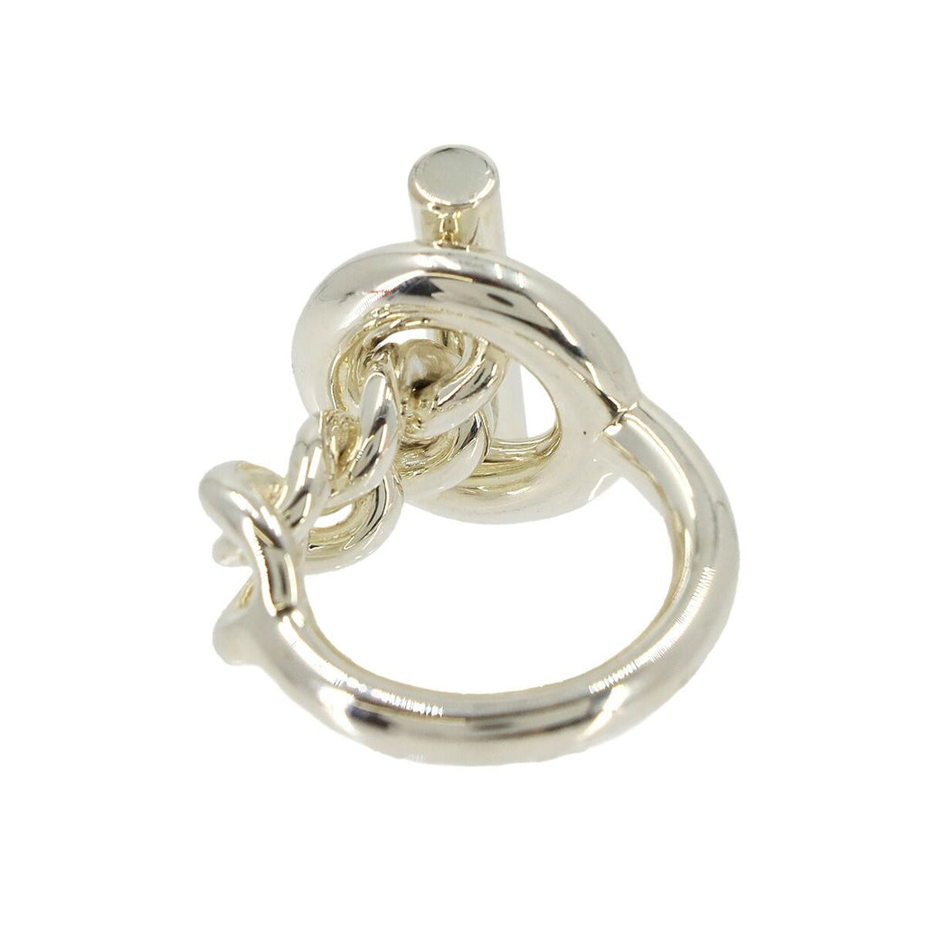Hermes Croisette Large Model 55 Ring 925 Sterling Silver Chaine D'ancre — view 4